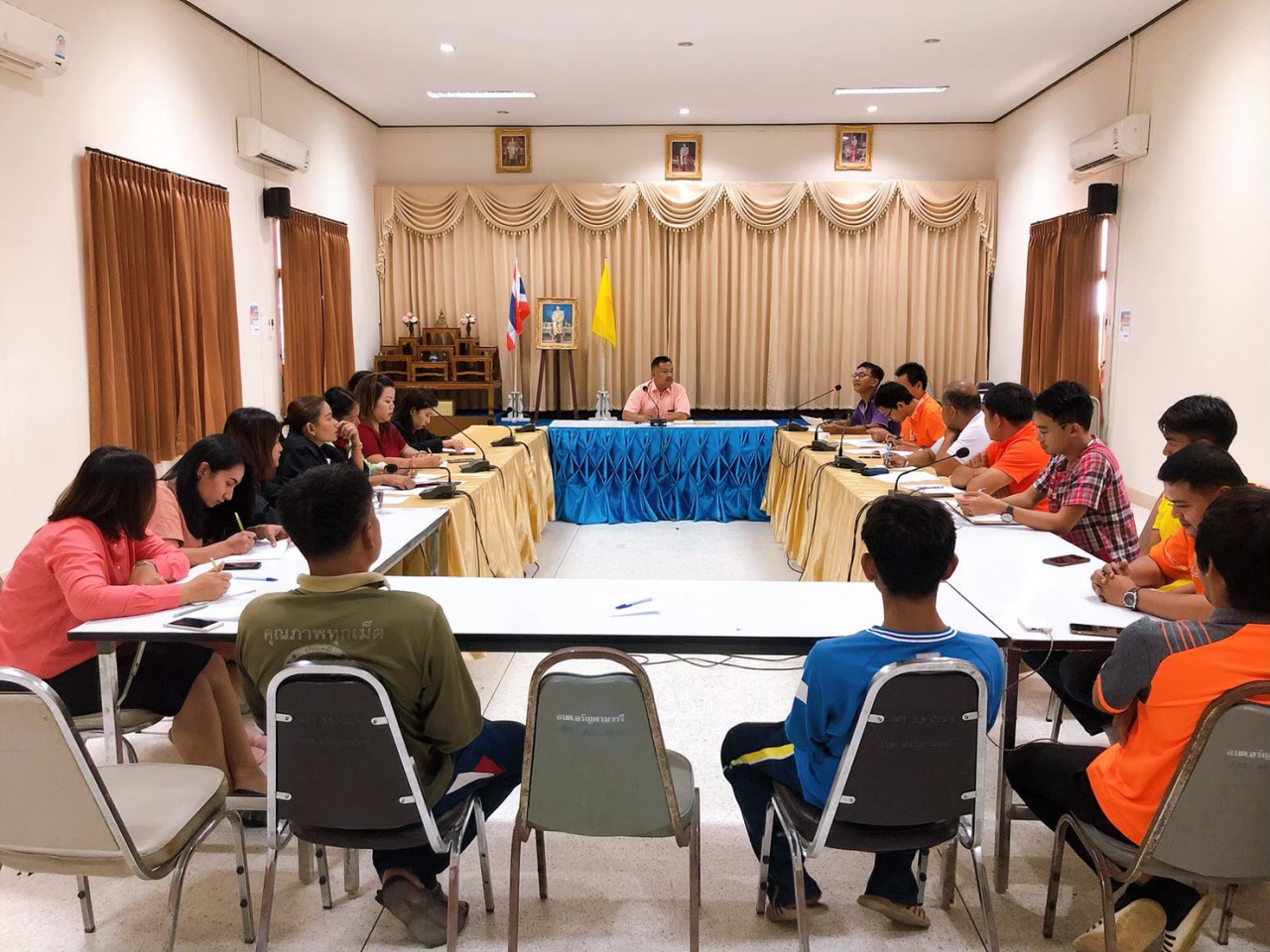 กิจกรรมประชุมข้าราชการและพนักงานจ้างประจำเดือน ปีงบประมาณ 2562